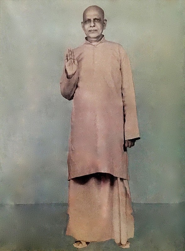 Photo of Swami Kripalvananda (Swami Kripalu) displayed in his Birth Home Memorial.