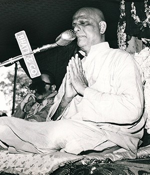 Swami Kripalvananda during Coming Out of Silence Speech