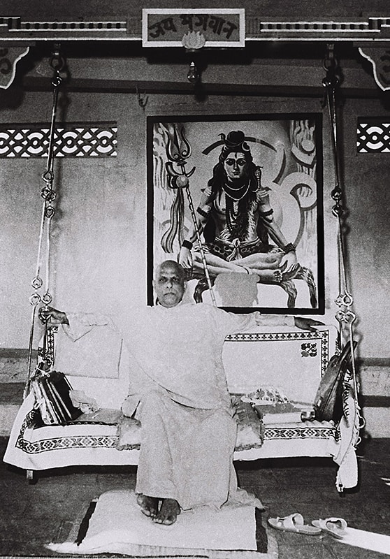 Swami Kripalvananda (Swami Kripalu) at Malav Ashram, 1971.