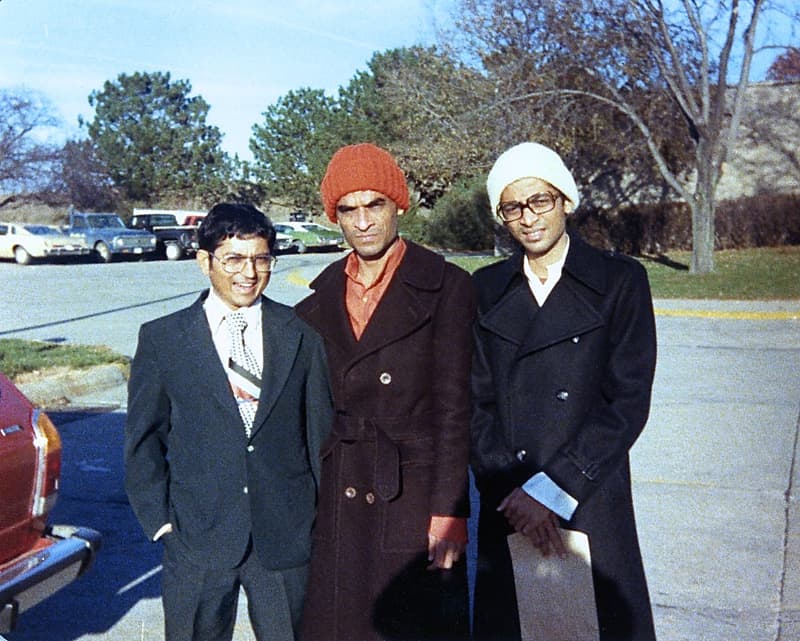 Ramesh and Neeta Panchal's Home. Boy's Town, Omaha - Ramesh Panchal, Swami Vinit Muni, Ashutosh Muni 1980