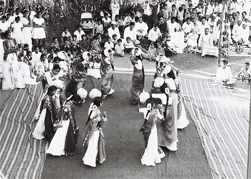Performers at Swami Kripalvananda's (Swami Kripalu's) 60th Birthday celebration in the villages of Rajpipla and Umalla – January 13, 1974