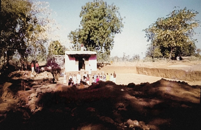 Mahasamadhi 1981. Evolution of Kripalu Samadhi Mandir, preliminary construction.