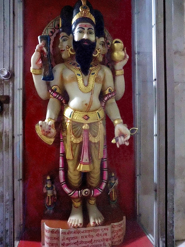 Brahmeshvara Jyotirshivalinga Temple. Shri Brahmaji Pitamah