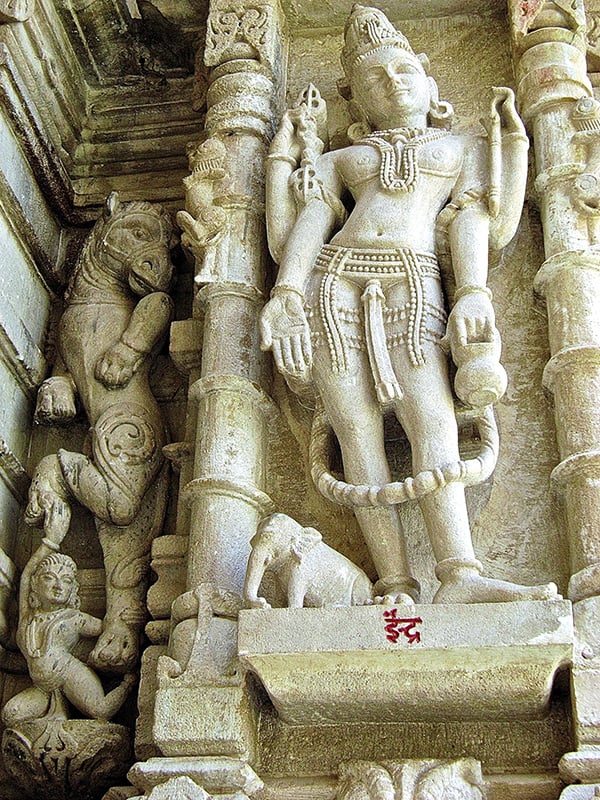 Brahmeshvara Jyotirshivalinga Temple. Indra.