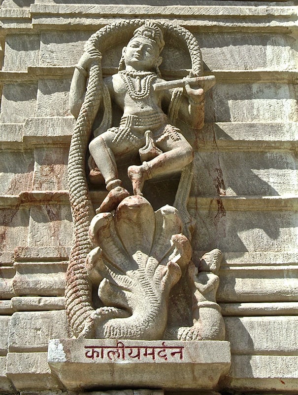 Brahmeshvara Jyotirshivalinga Temple. Kaliyamardan.