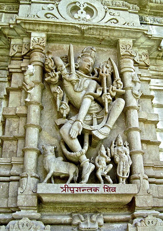 Brahmeshvara Jyotirshivalinga Temple. Tripurantak Shiv.