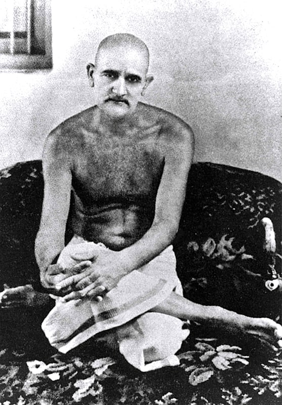 Received sannyas diksha from Swami Shantananda in 1942. Gave Saraswatichandra his new sannyasa name, Kripalvananda.