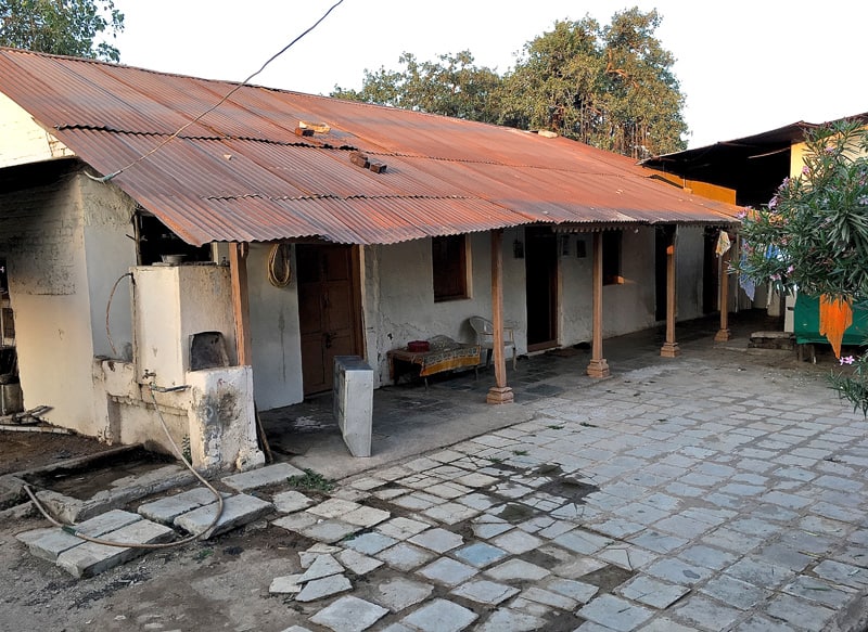 Living quarters for sannyasis.