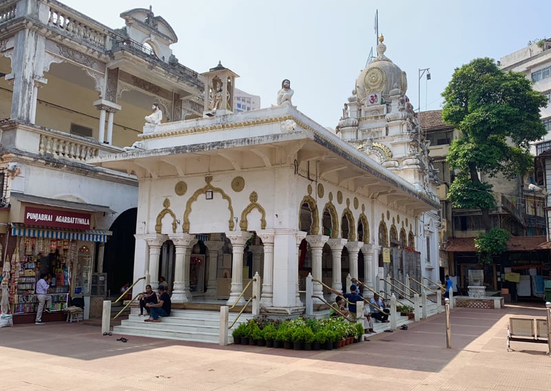 Madhavbaug Temple, also known as Shri Laxmi Narayan Temple, in the Bhuleshwar area of Mumbai.